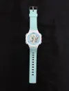 AOSUN electronic watch for junior high school girls, a small Korean-style watch with a niche ins style and a high level of appearance. It is a waterproof electronic watch Specification image
